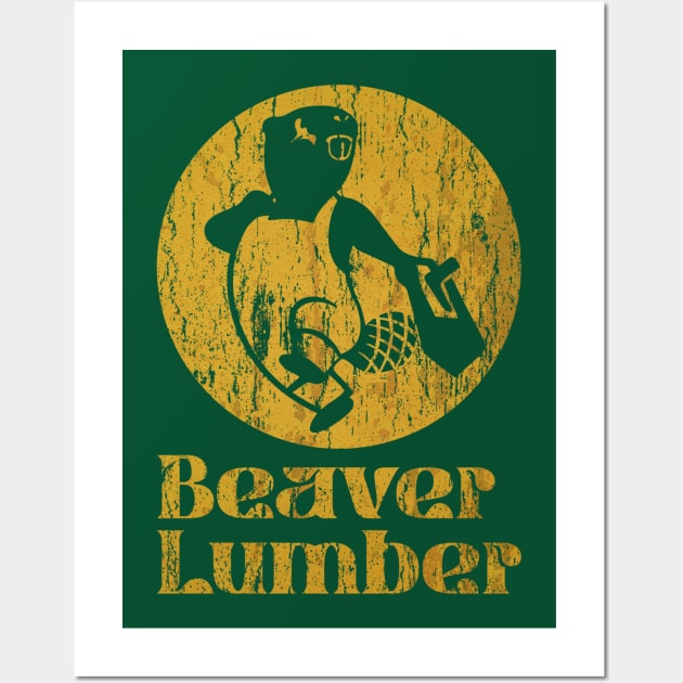 Vintage Beaver Lumber Wall Art by w3stuostw50th